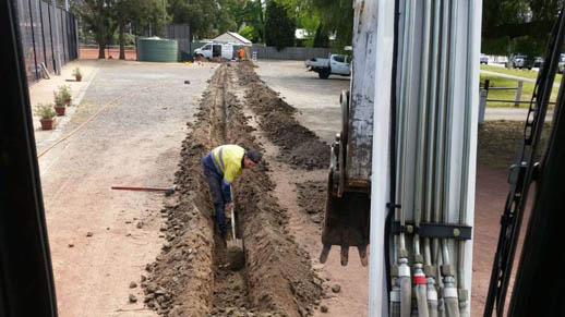 LNJ Excavation trench digging